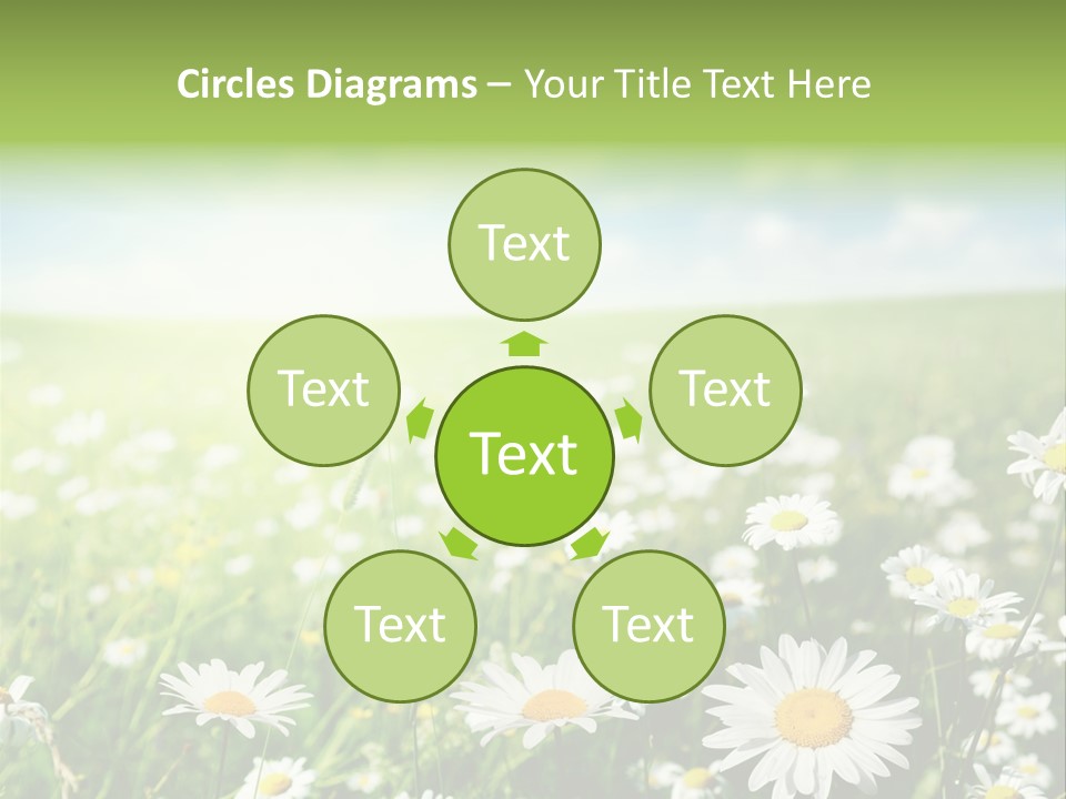 Landscape Blue Green PowerPoint Template