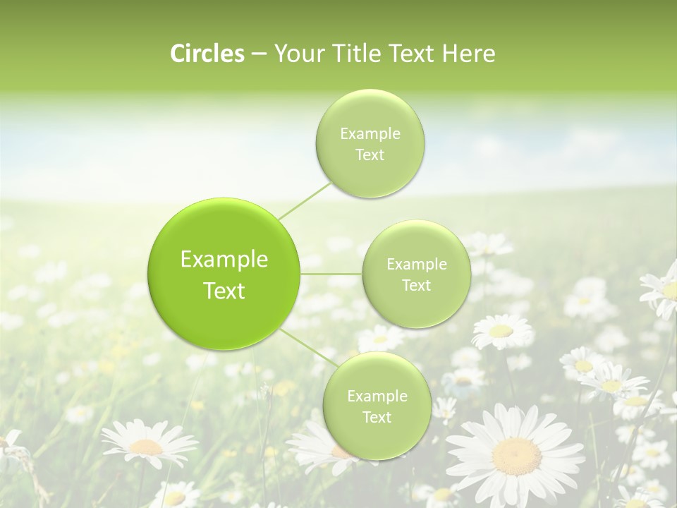 Landscape Blue Green PowerPoint Template