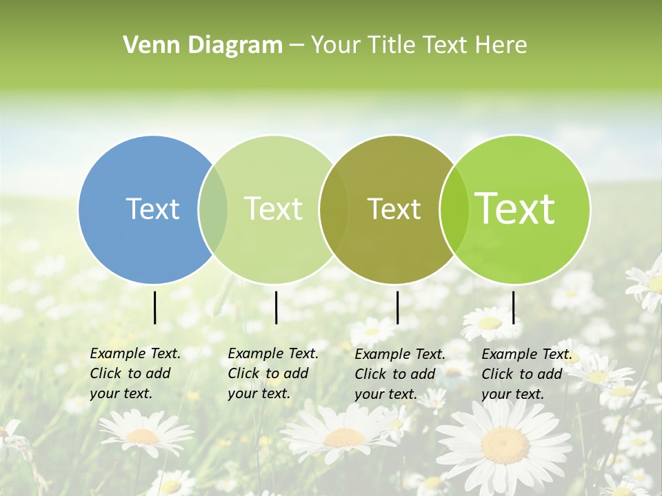 Landscape Blue Green PowerPoint Template