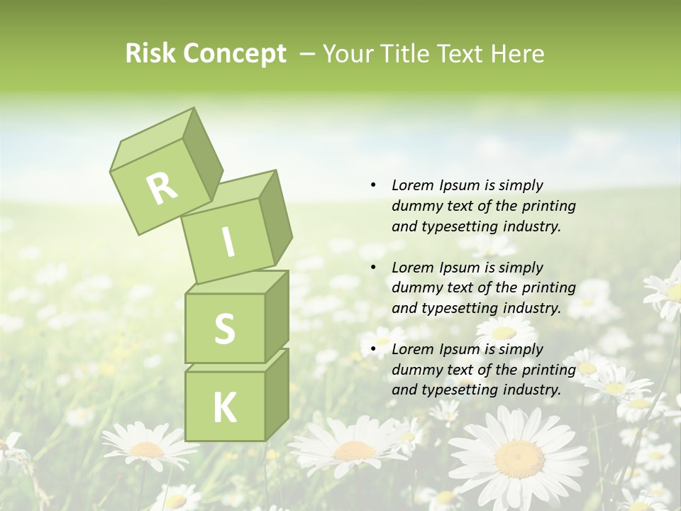 Landscape Blue Green PowerPoint Template