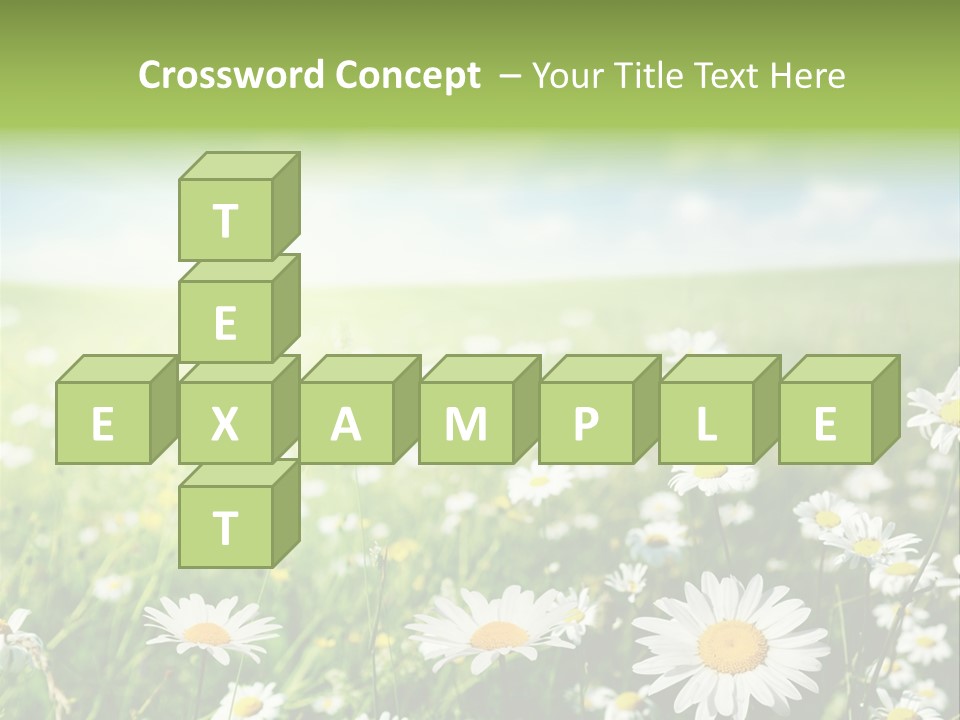 Landscape Blue Green PowerPoint Template