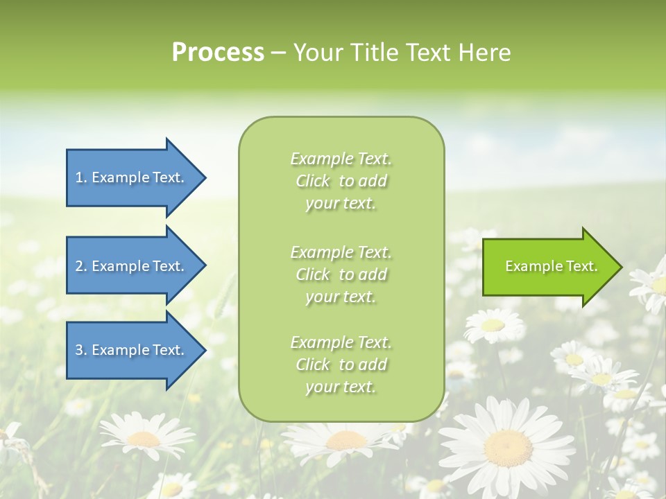 Landscape Blue Green PowerPoint Template