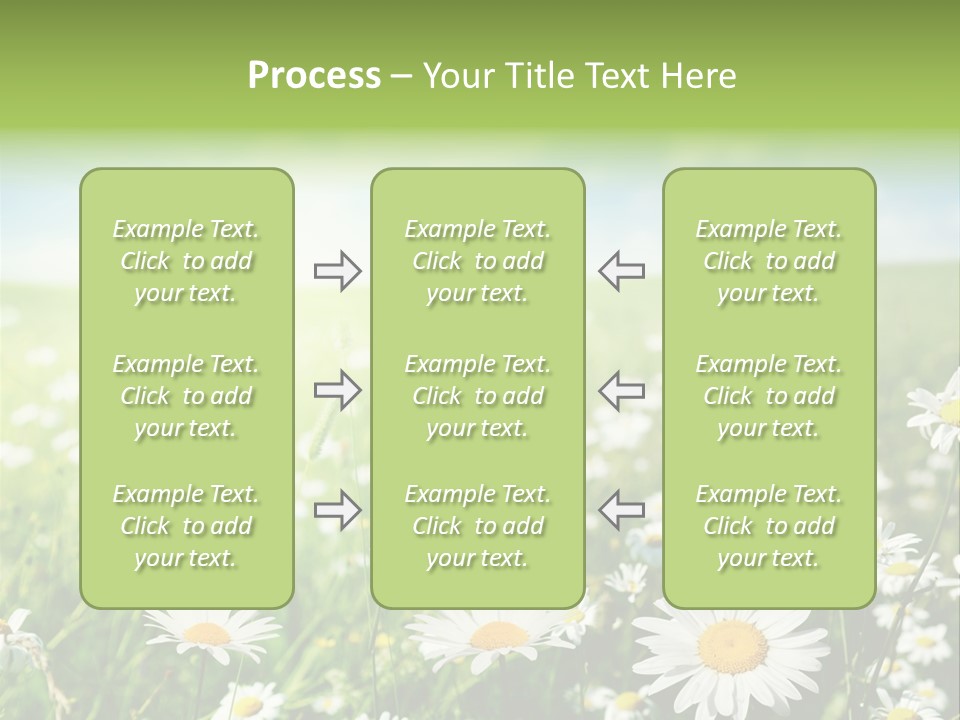 Landscape Blue Green PowerPoint Template