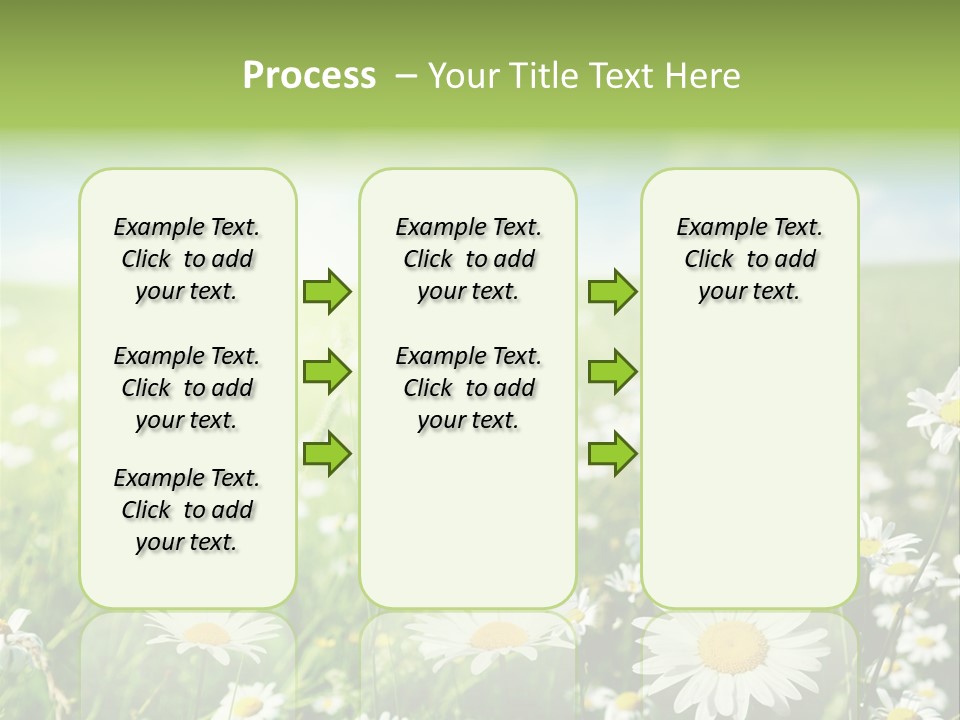 Landscape Blue Green PowerPoint Template