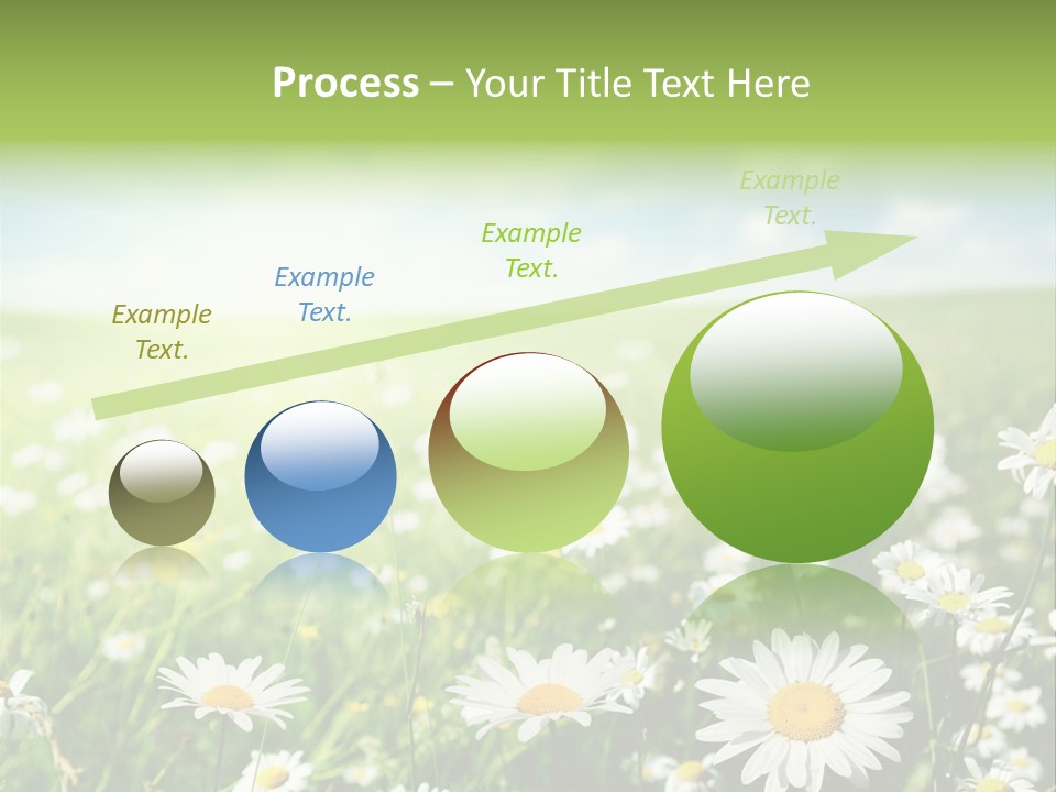 Landscape Blue Green PowerPoint Template