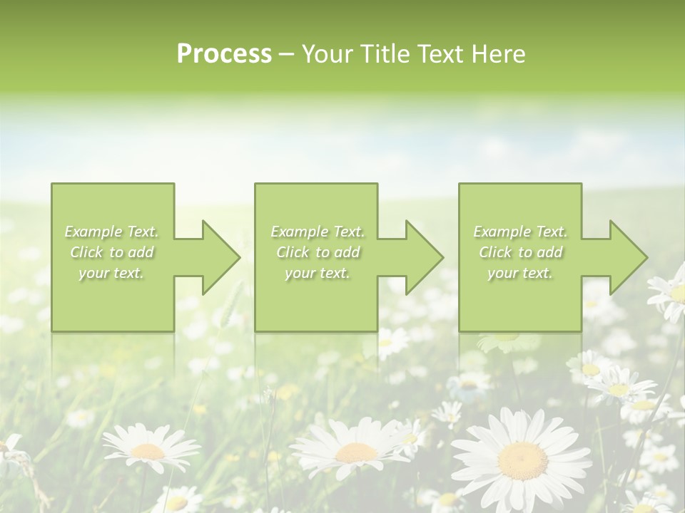 Landscape Blue Green PowerPoint Template