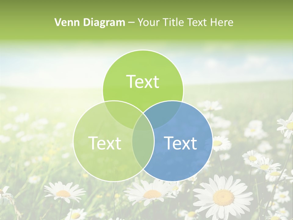 Landscape Blue Green PowerPoint Template