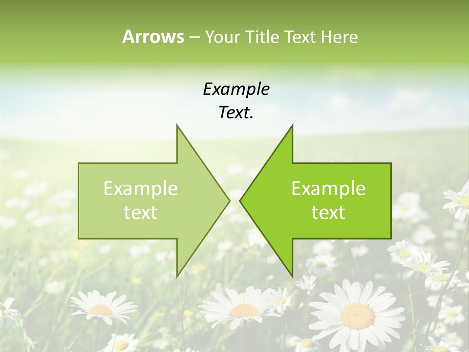 Landscape Blue Green PowerPoint Template