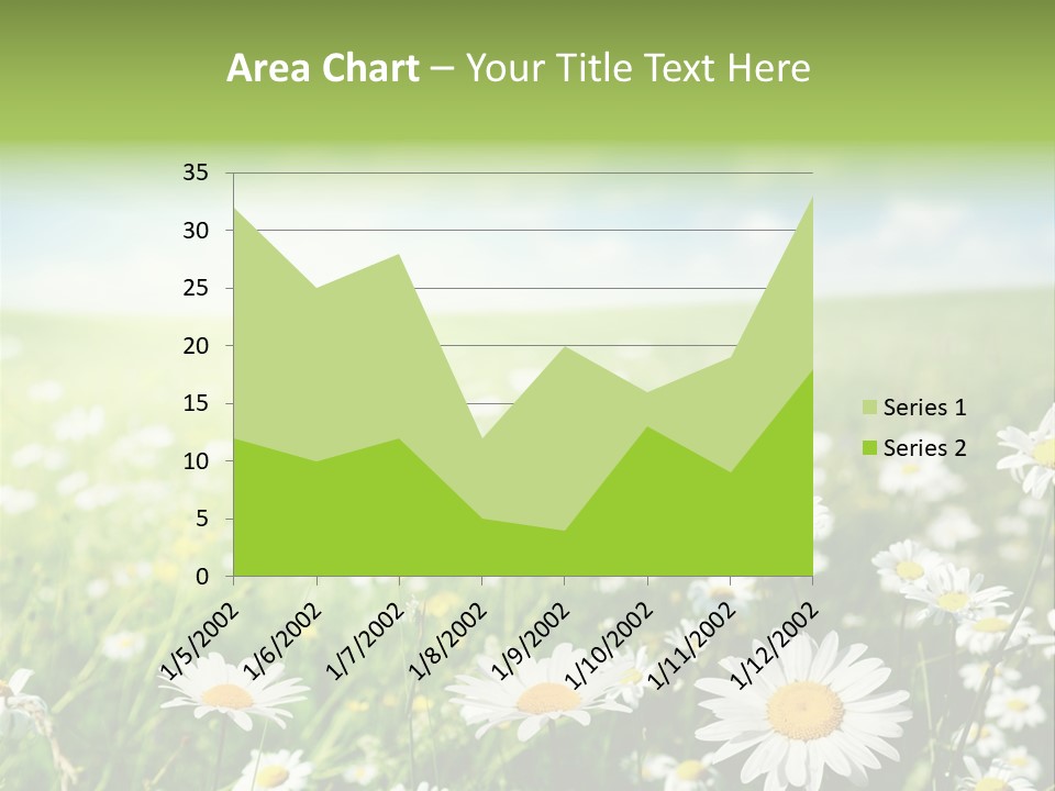 Landscape Blue Green PowerPoint Template