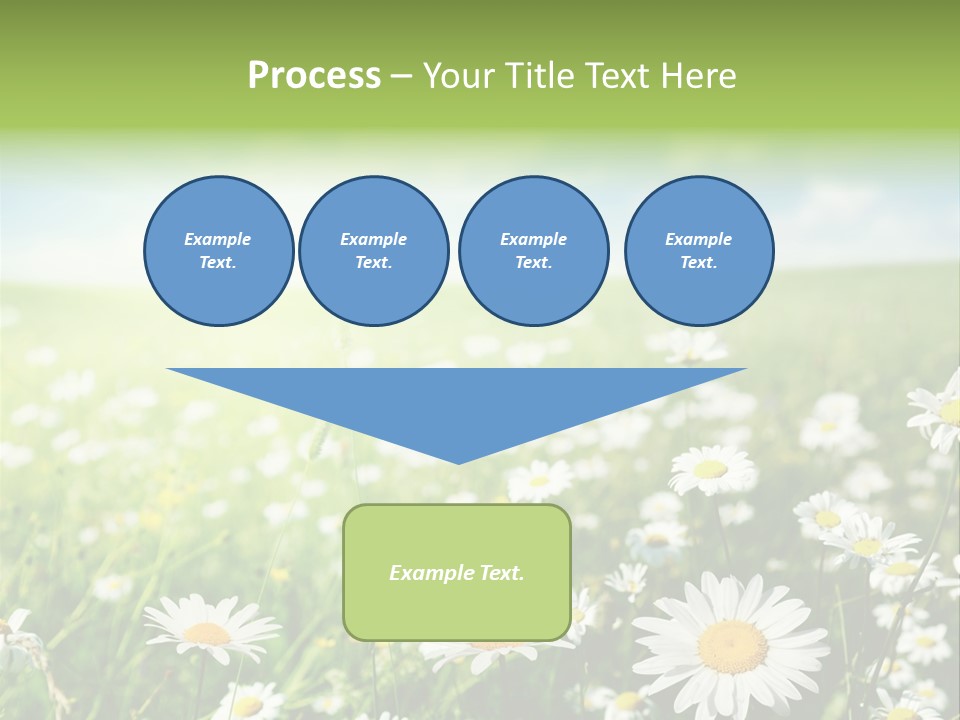 Landscape Blue Green PowerPoint Template