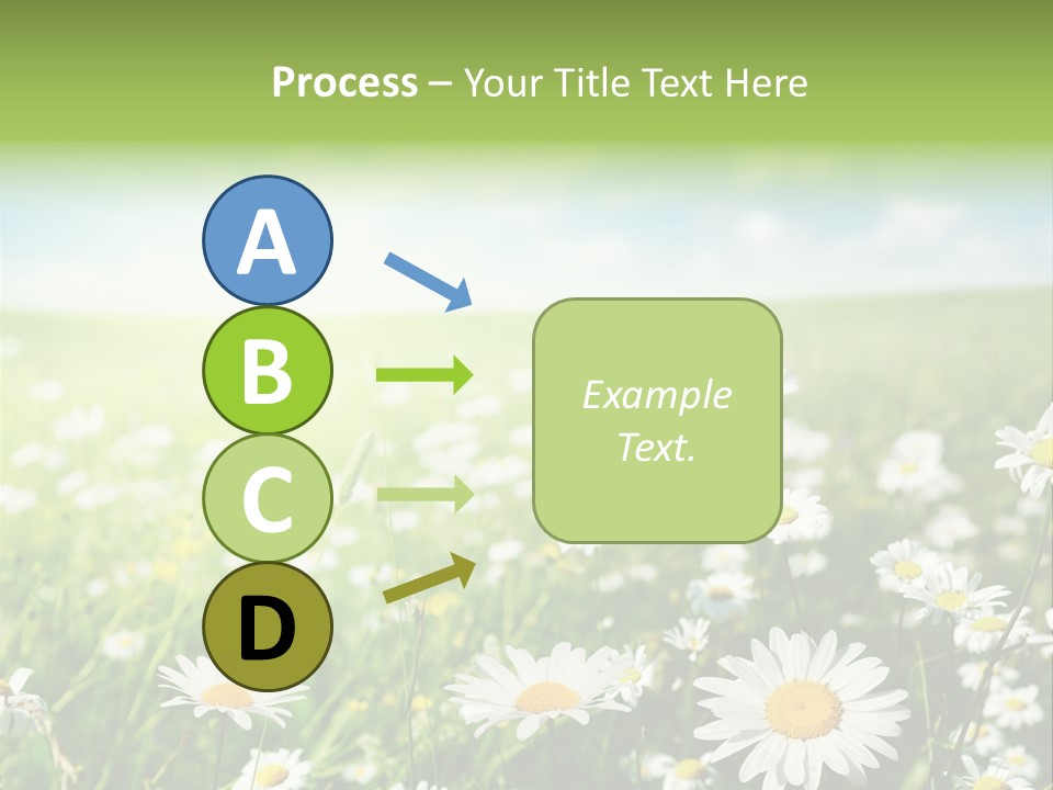Landscape Blue Green PowerPoint Template