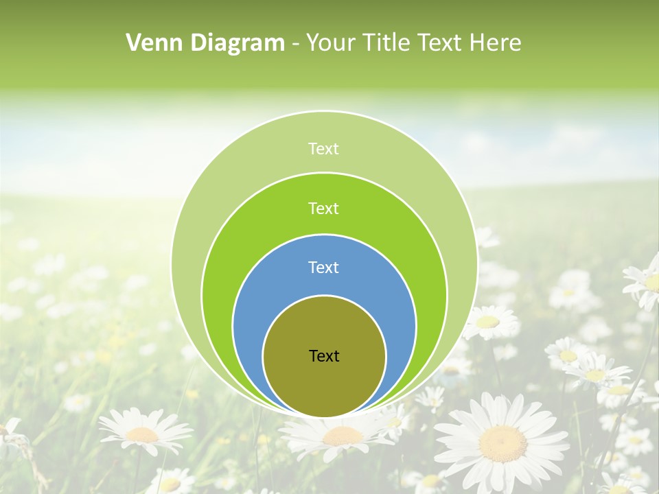 Landscape Blue Green PowerPoint Template