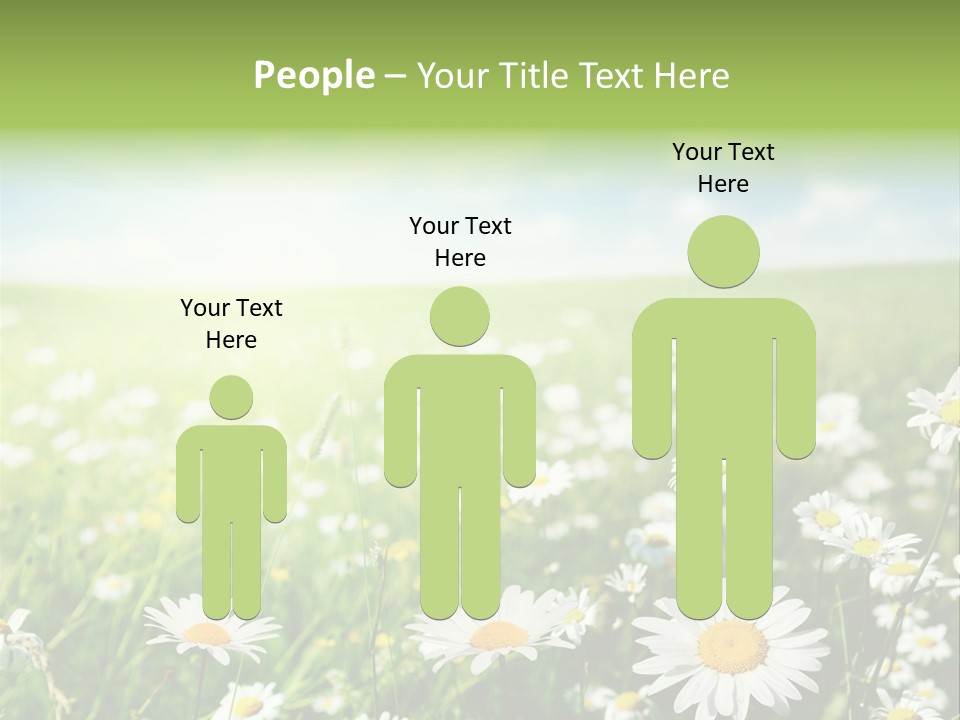 Landscape Blue Green PowerPoint Template