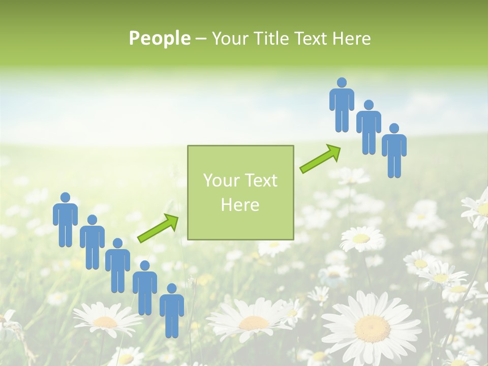 Landscape Blue Green PowerPoint Template