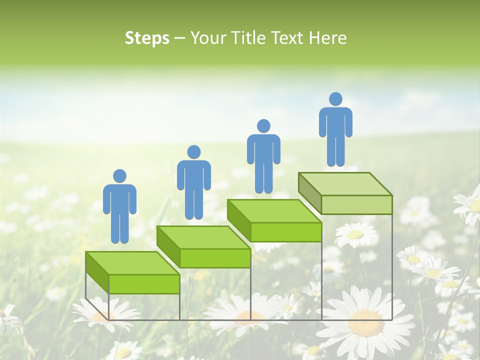 Landscape Blue Green PowerPoint Template