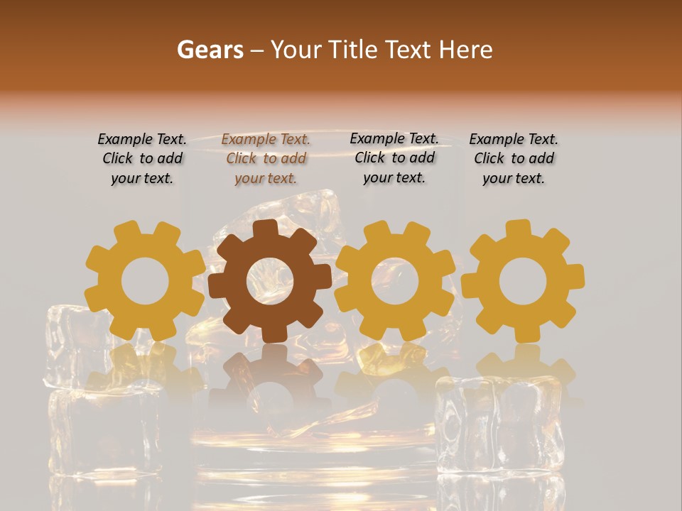 Scottish Yellow Table PowerPoint Template