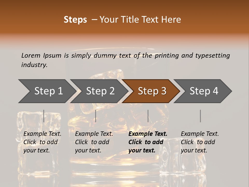 Scottish Yellow Table PowerPoint Template