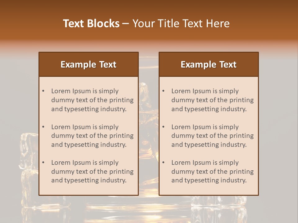 Scottish Yellow Table PowerPoint Template