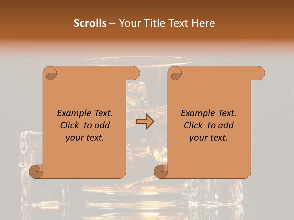 Scottish Yellow Table PowerPoint Template