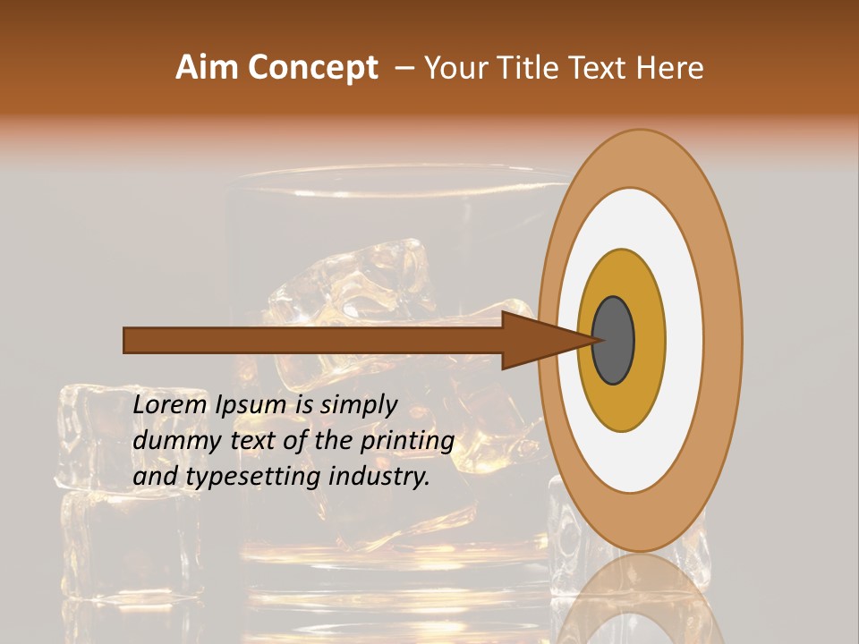 Scottish Yellow Table PowerPoint Template