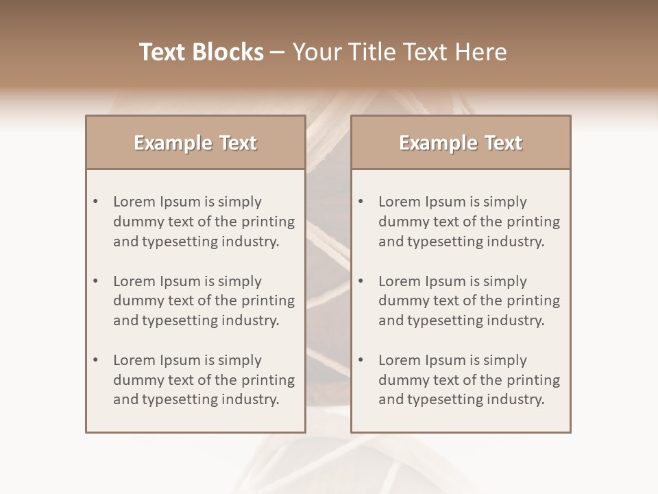 Musical Ethnic Wood PowerPoint Template