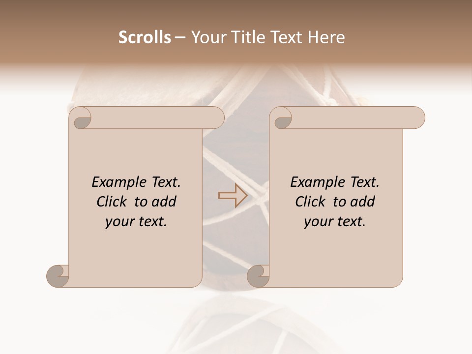 Musical Ethnic Wood PowerPoint Template