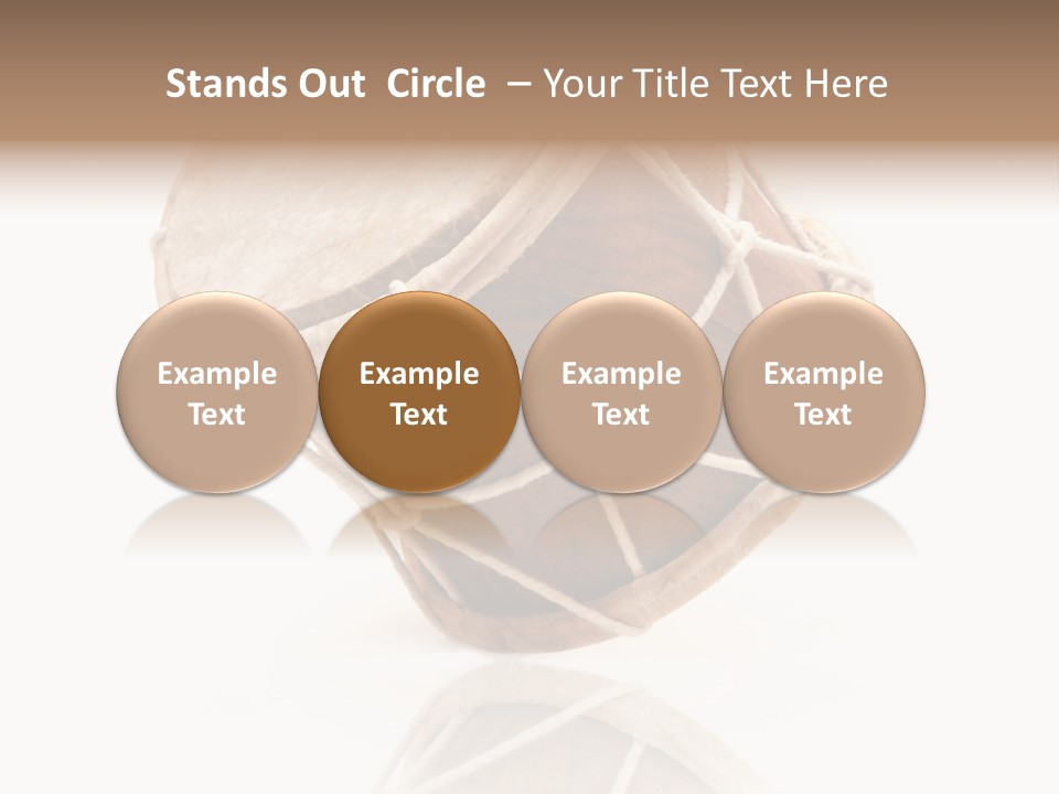 Musical Ethnic Wood PowerPoint Template