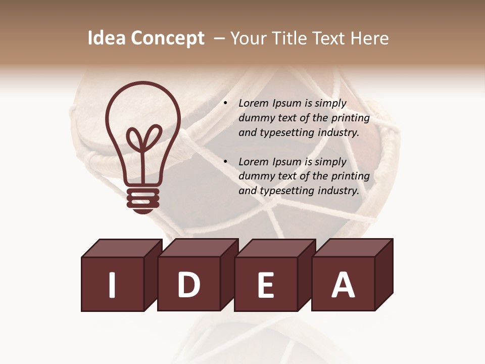 Musical Ethnic Wood PowerPoint Template