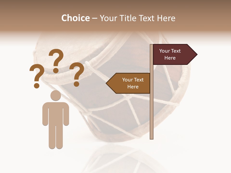 Musical Ethnic Wood PowerPoint Template