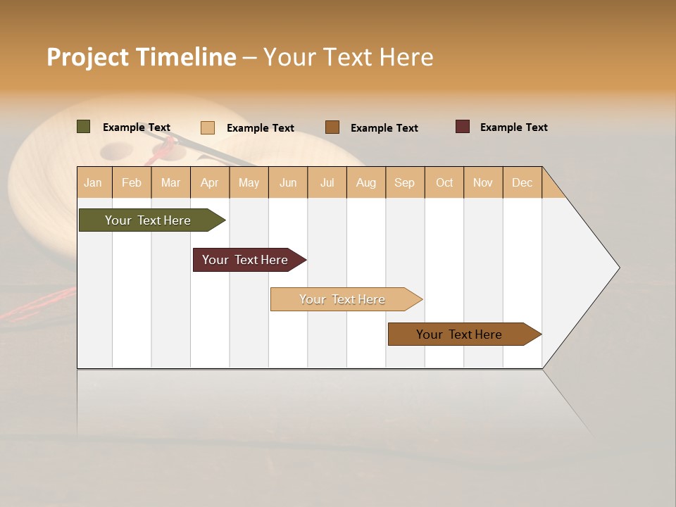 Single Object Tailor Button PowerPoint Template