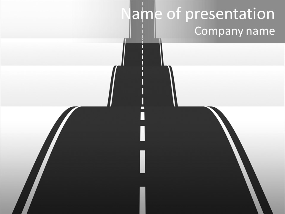 Nowhere View Perspective PowerPoint Template