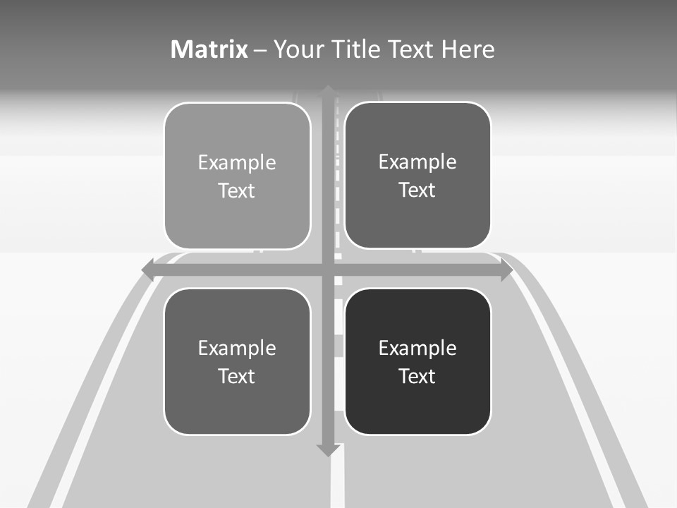 Nowhere View Perspective PowerPoint Template