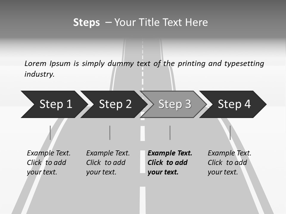 Nowhere View Perspective PowerPoint Template