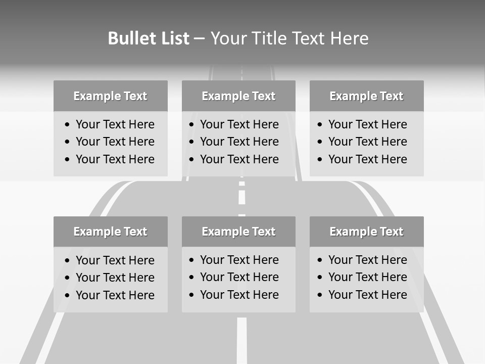 Nowhere View Perspective PowerPoint Template