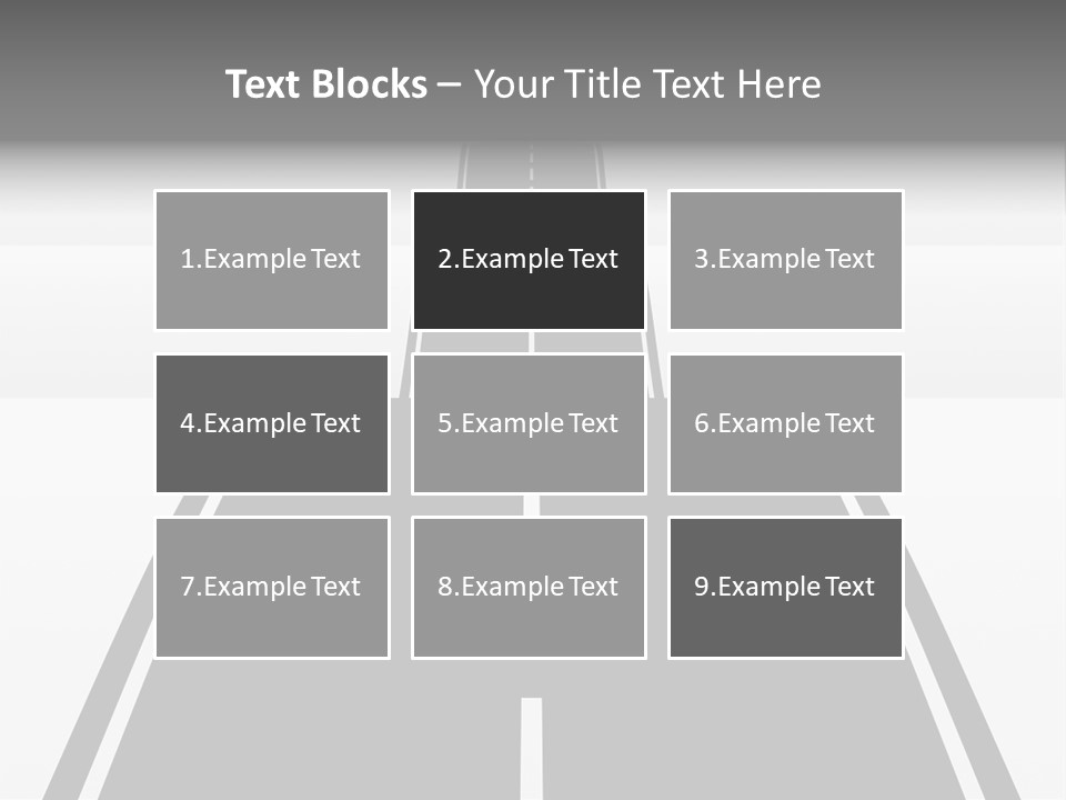 Nowhere View Perspective PowerPoint Template