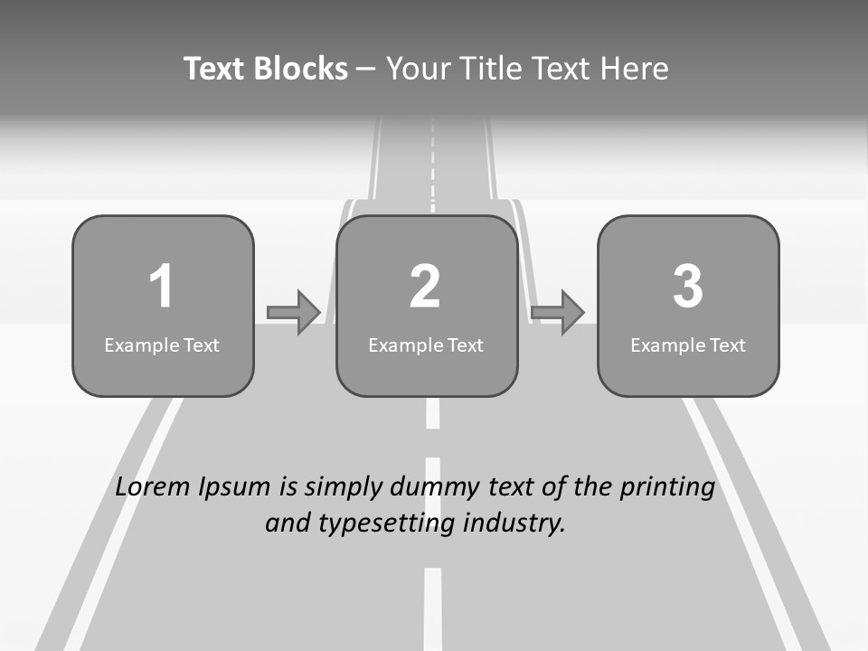 Nowhere View Perspective PowerPoint Template