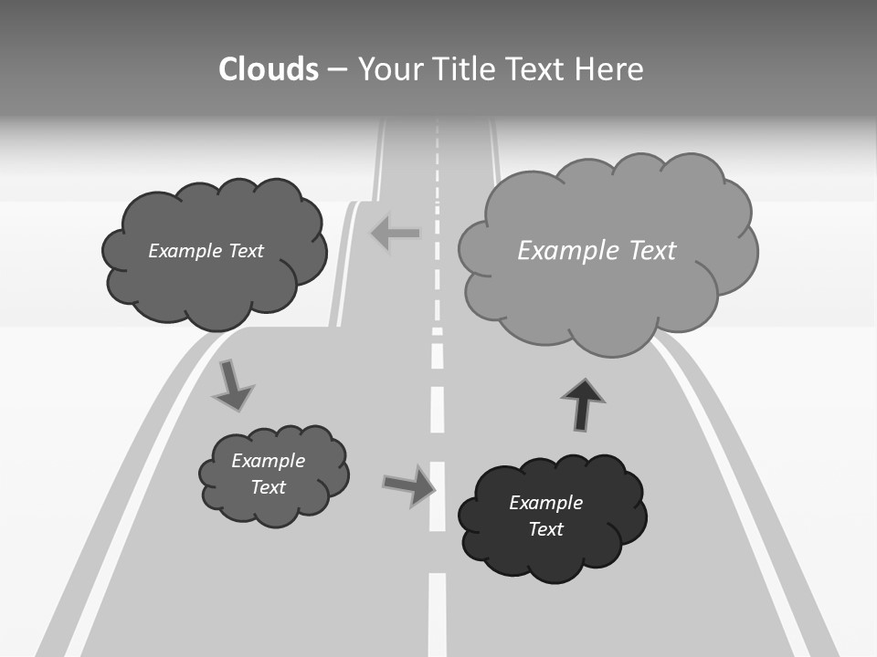 Nowhere View Perspective PowerPoint Template