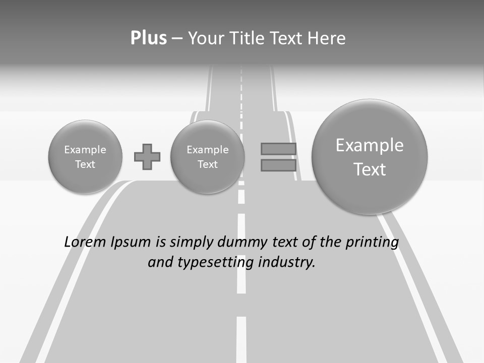 Nowhere View Perspective PowerPoint Template
