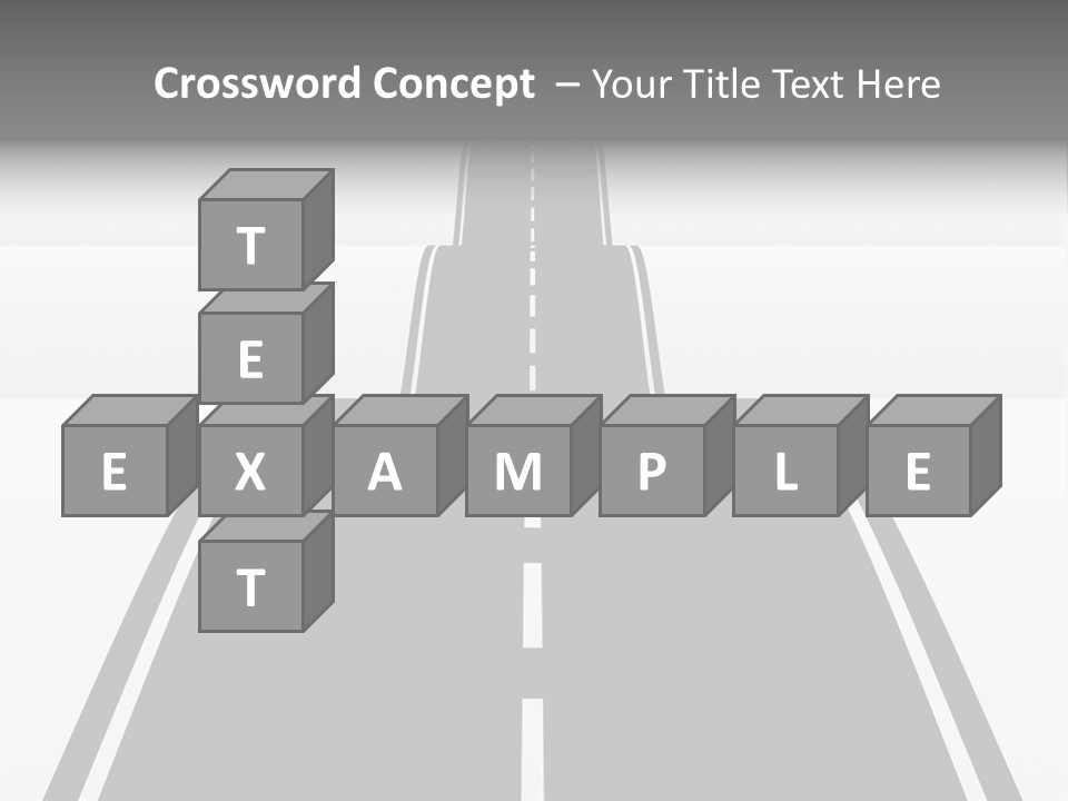 Nowhere View Perspective PowerPoint Template