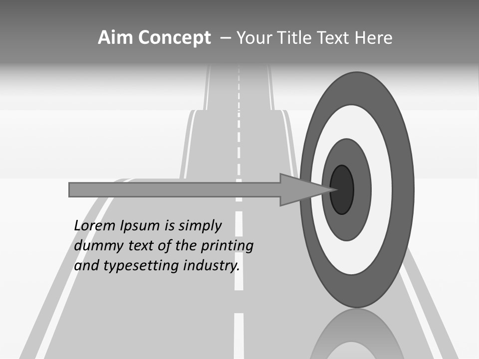 Nowhere View Perspective PowerPoint Template