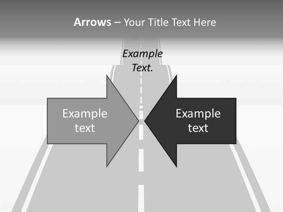 Nowhere View Perspective PowerPoint Template