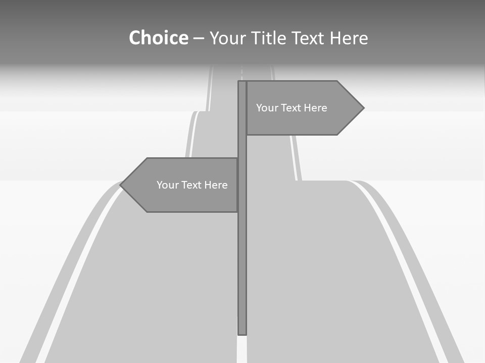 Nowhere View Perspective PowerPoint Template