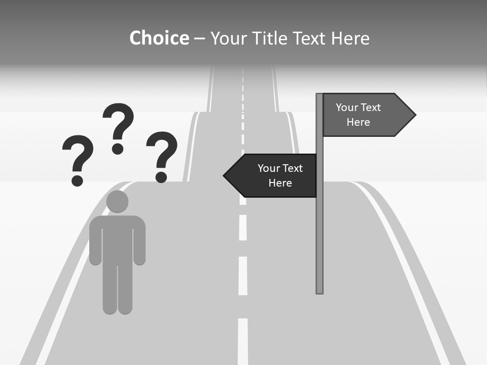 Nowhere View Perspective PowerPoint Template