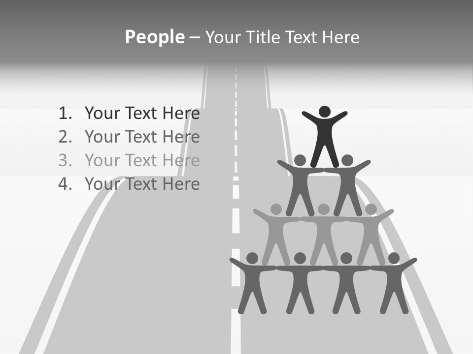 Nowhere View Perspective PowerPoint Template