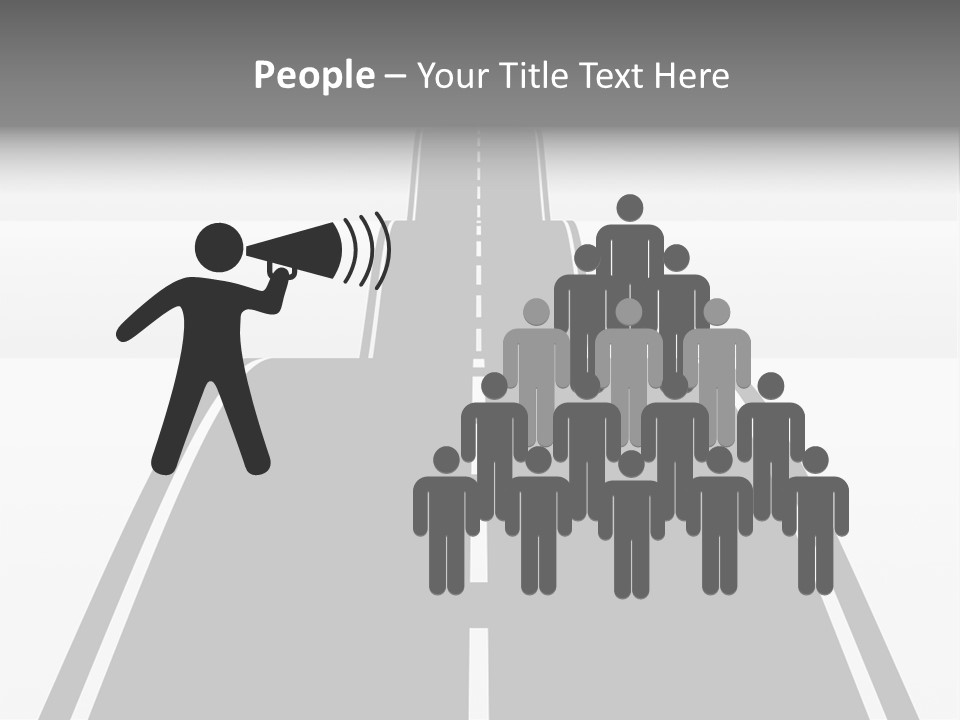 Nowhere View Perspective PowerPoint Template