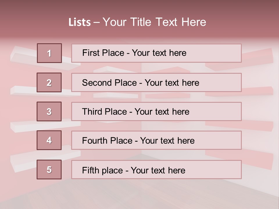 Living Render Illustration PowerPoint Template