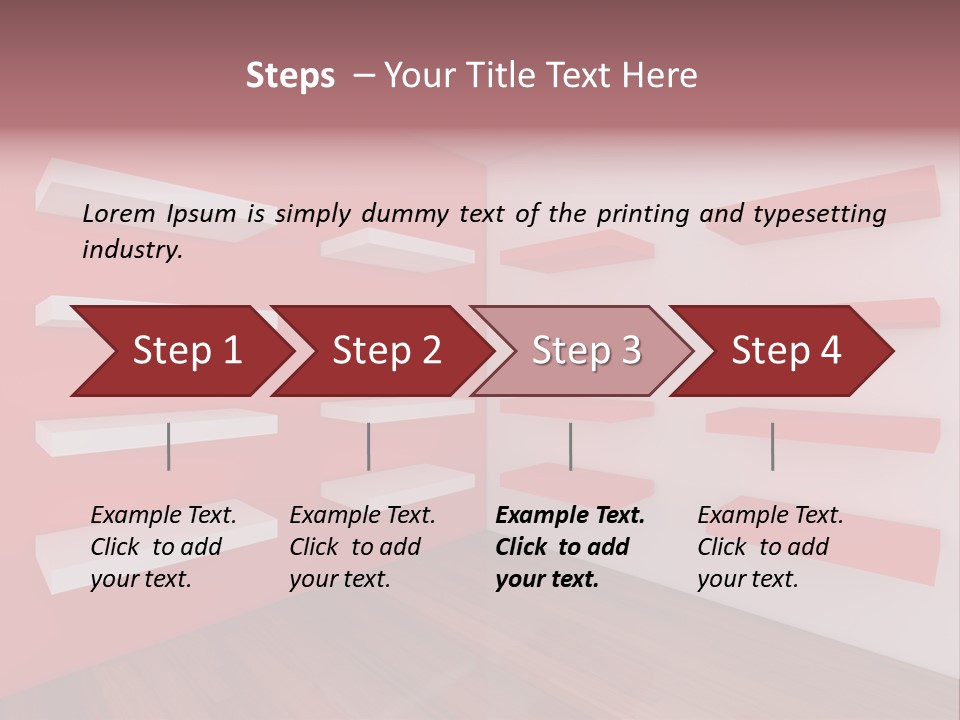 Living Render Illustration PowerPoint Template