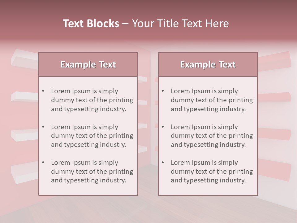 Living Render Illustration PowerPoint Template