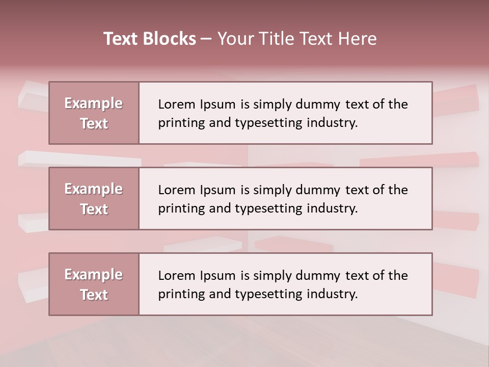 Living Render Illustration PowerPoint Template