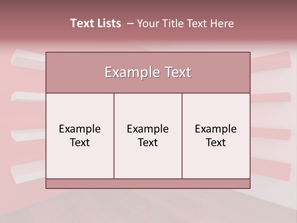 Living Render Illustration PowerPoint Template
